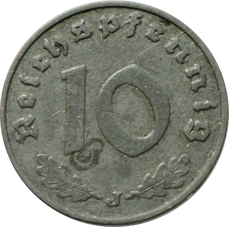 Nemecko - Tretia ríša 10 Reichspfennig 1940 J