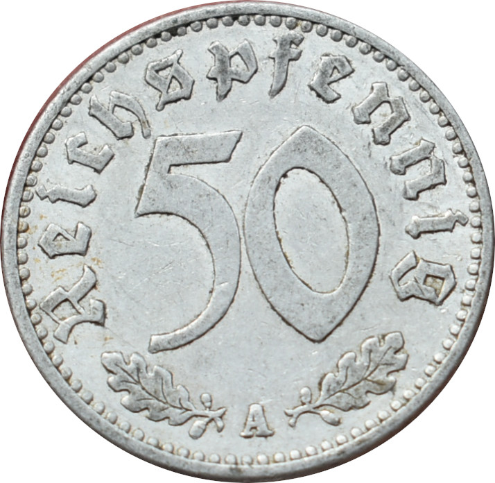 Nemecko - Tretia ríša 50 Reichspfennig 1935 A