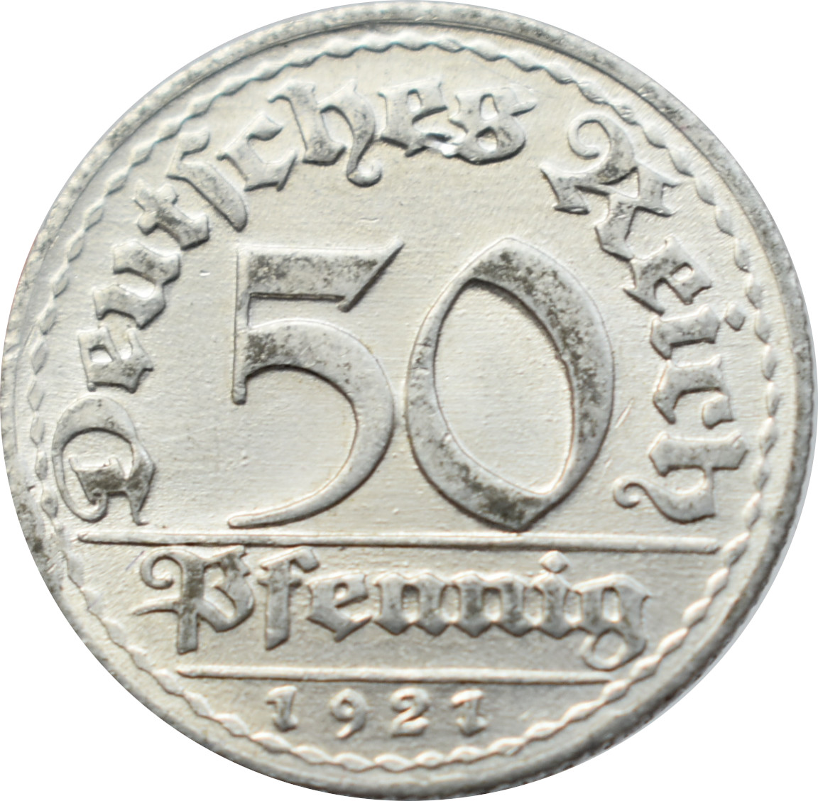 Nemecko - Weimarská republika 50 Pfennig 1921 D
