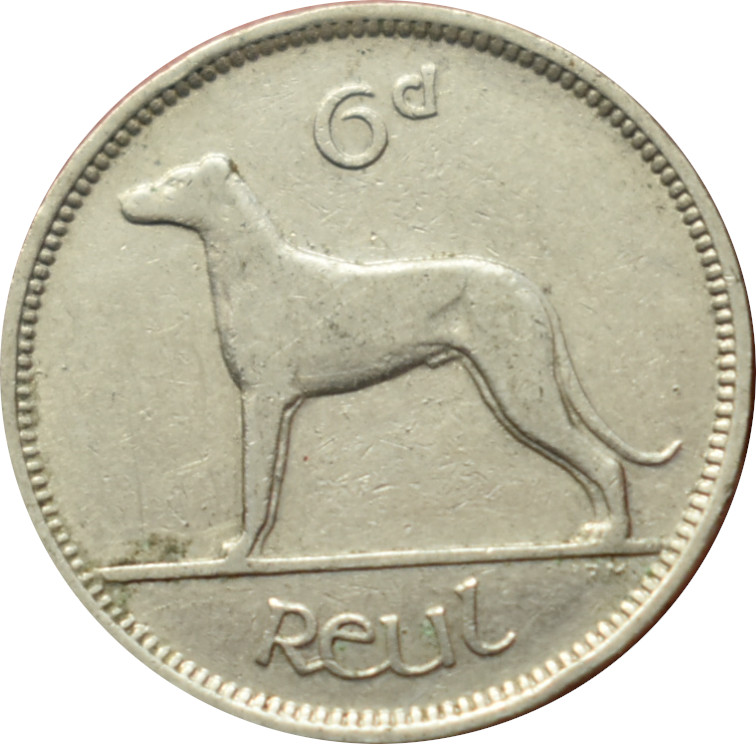 Írsko 6 Pence 1940