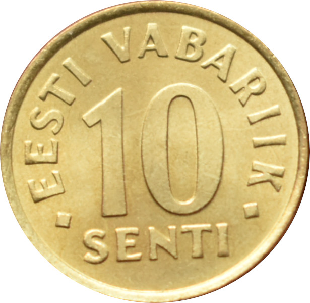 Estónsko 10 Senti 2002