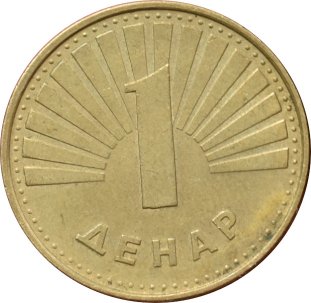 Macedónsko 1 Denar 2008