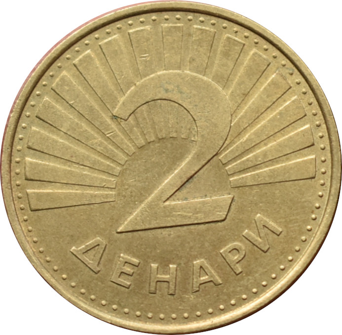 Macedónsko 2 Denari 2006