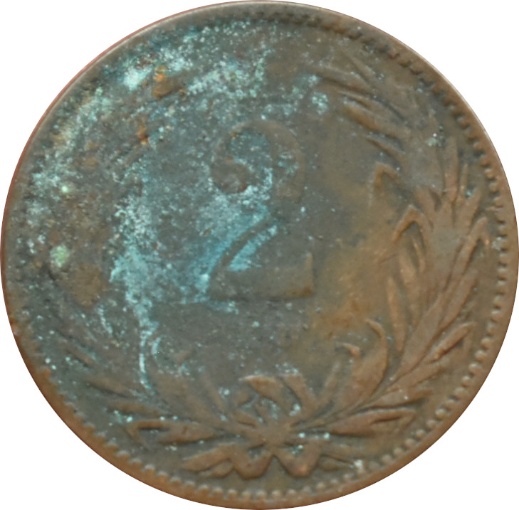 F.J. 2 Fillér 1898 K.B.