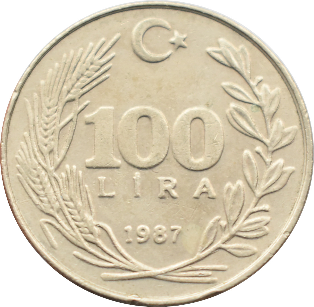 Turecko 100 Lira 1987