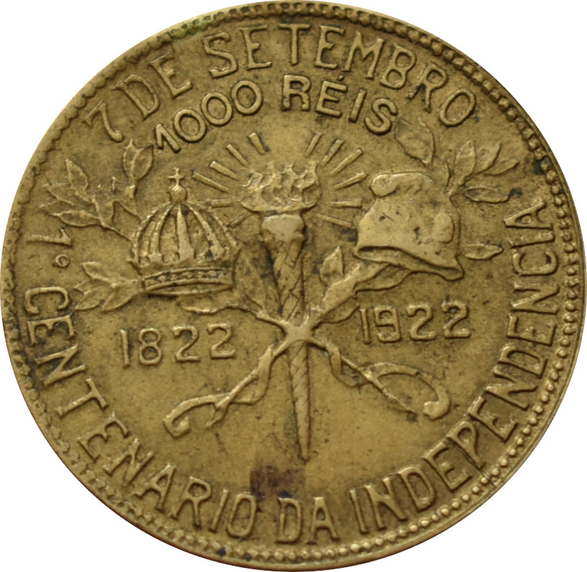 Brazília 1000 Reis 1922