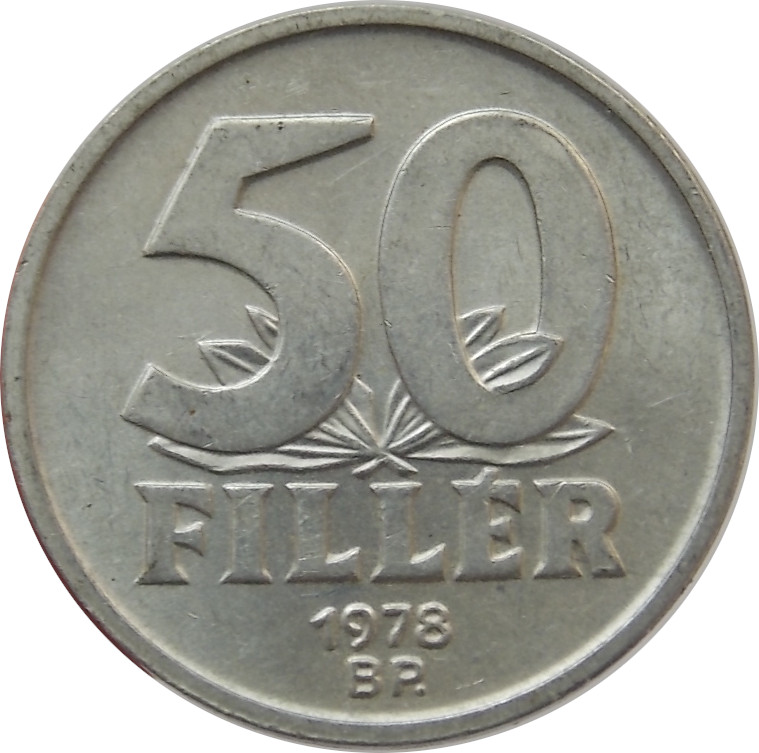 Maďarsko 50 Fillér 1978