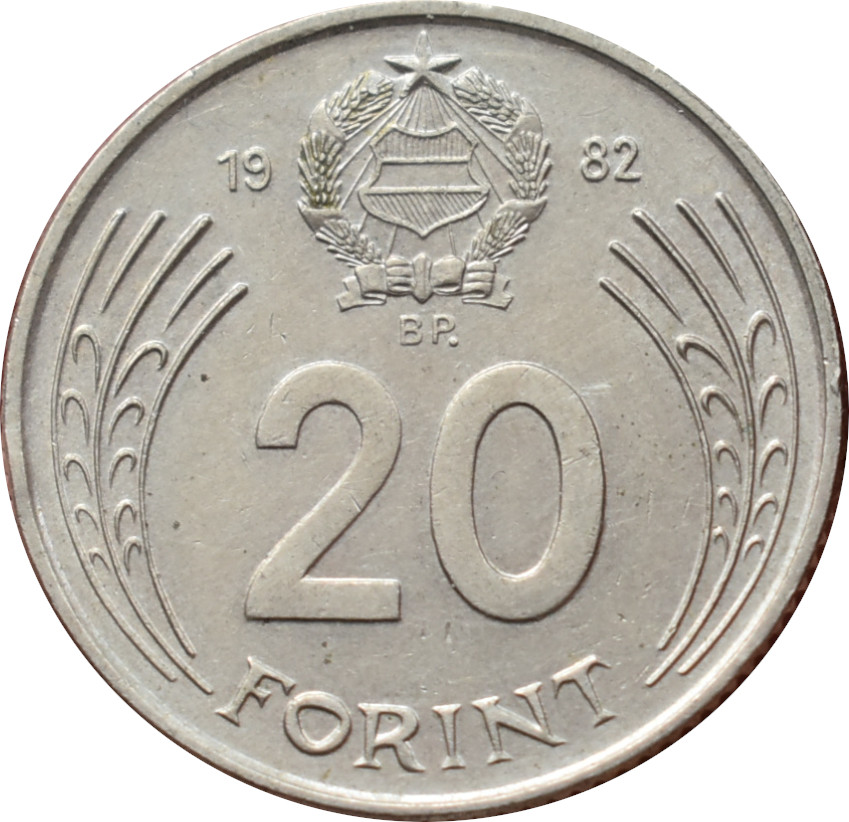 Maďarsko 20 Forint 1982 BP.