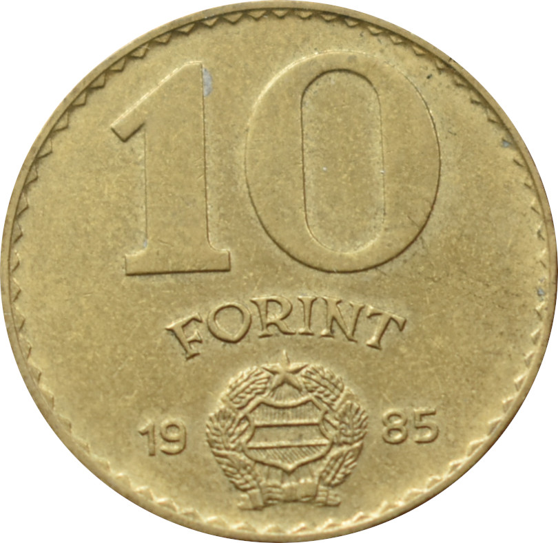 Maďarsko 10 Forint 1985