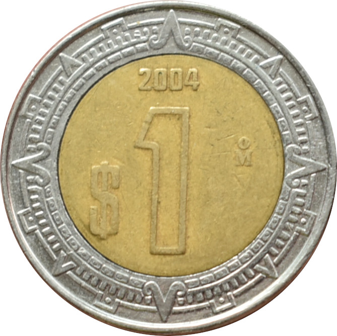 Mexiko 1 Peso 2004