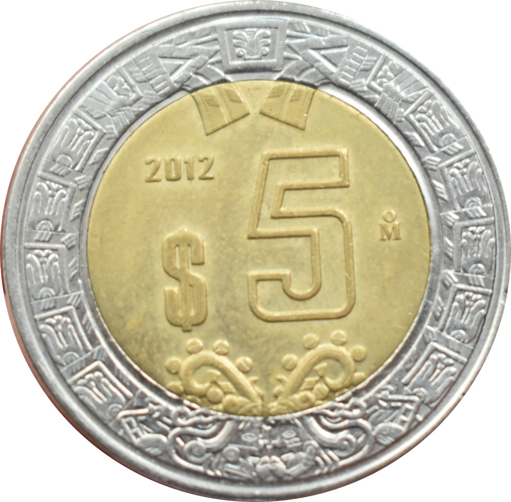 Mexiko 5 Pesos 2012