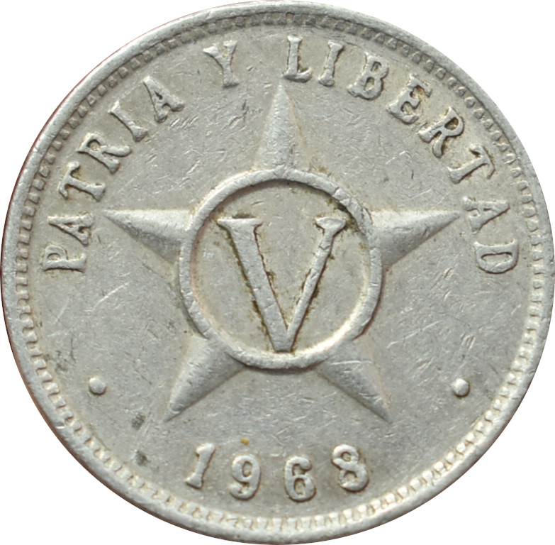 Kuba 5 Centavos 1968