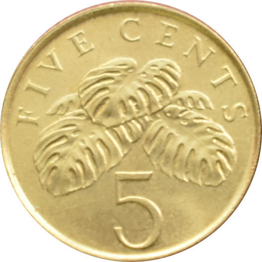 Singapur 5 Cents 1995