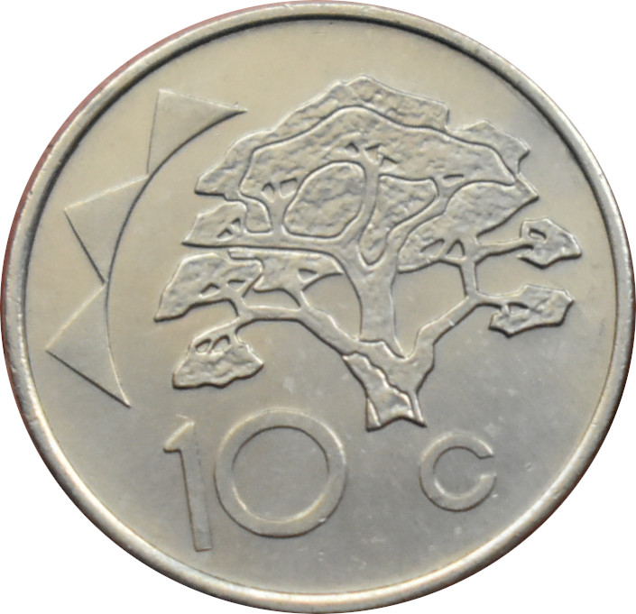 Namíbia 10 Cents 1993
