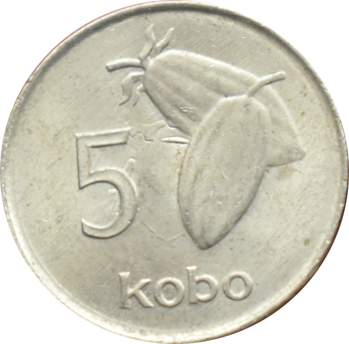 Nigéria 5 Kobo 1974
