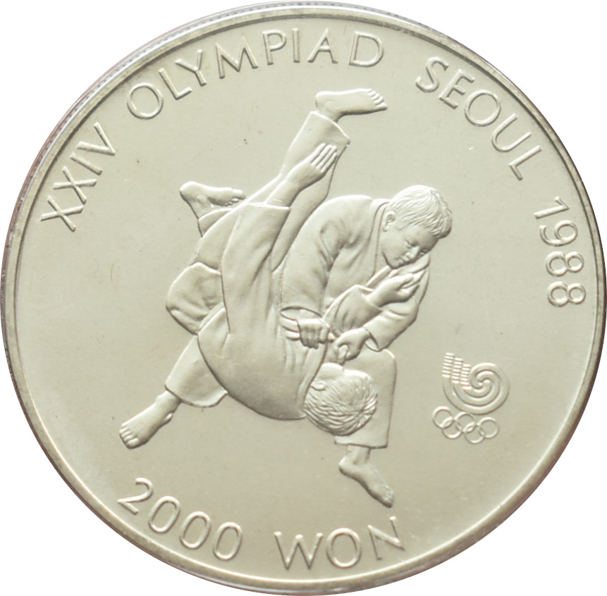 Južná Kórea 2000 Won 1987