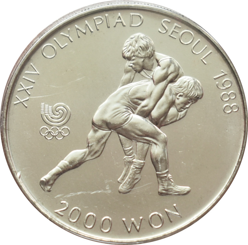 Južná Kórea 2000 Won 1987