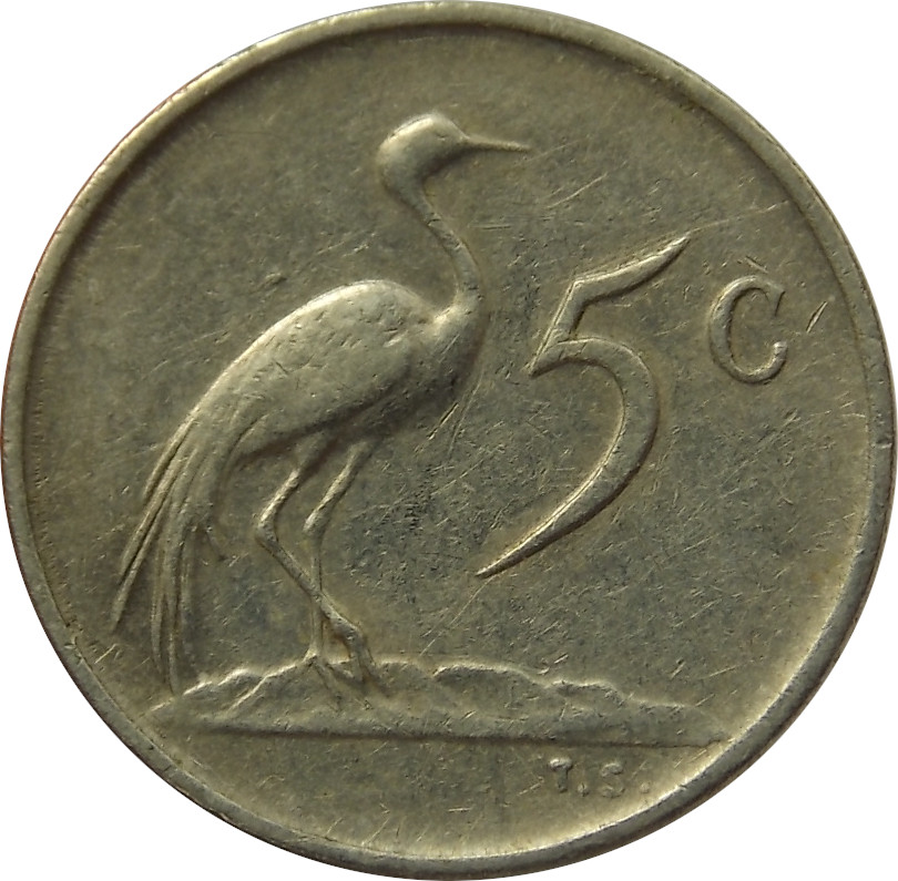 Južná Afrika 5 Cents 1975