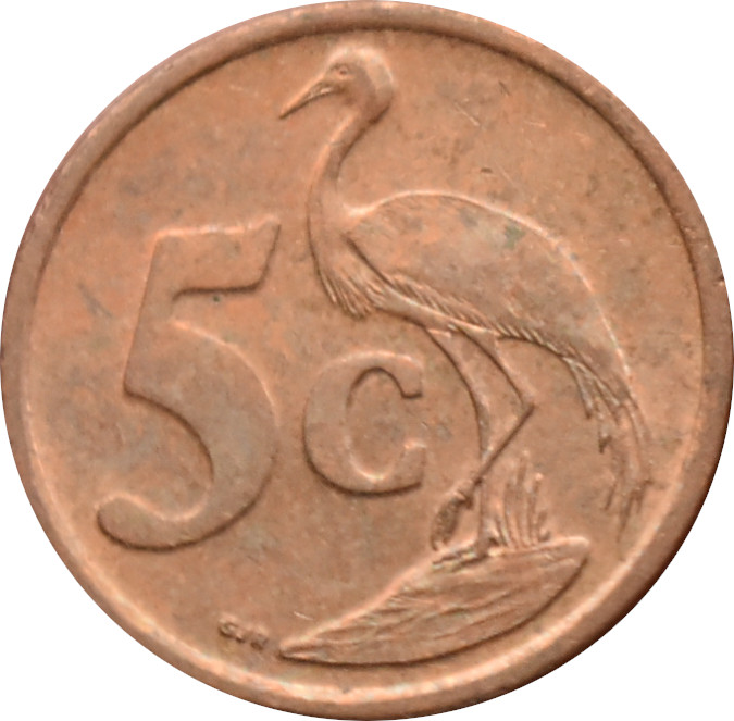 Južná Afrika 5 Cents 2008