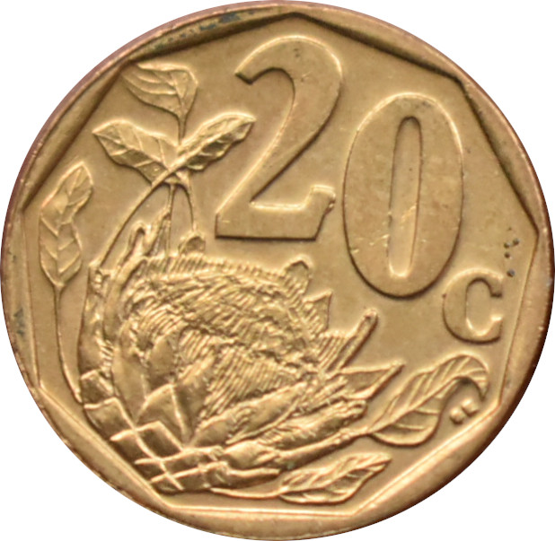 Južná Afrika 20 Cents 2010