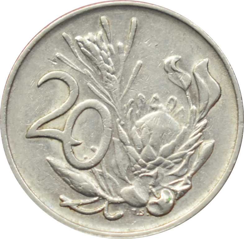 Južná Afrika 20 Cents 1983