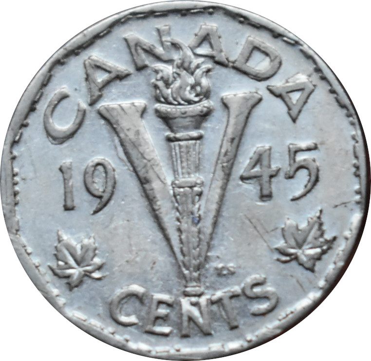Kanada 5 Cents 1945