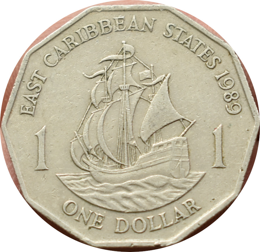 Východokaribské štáty 1 Dollar 1989