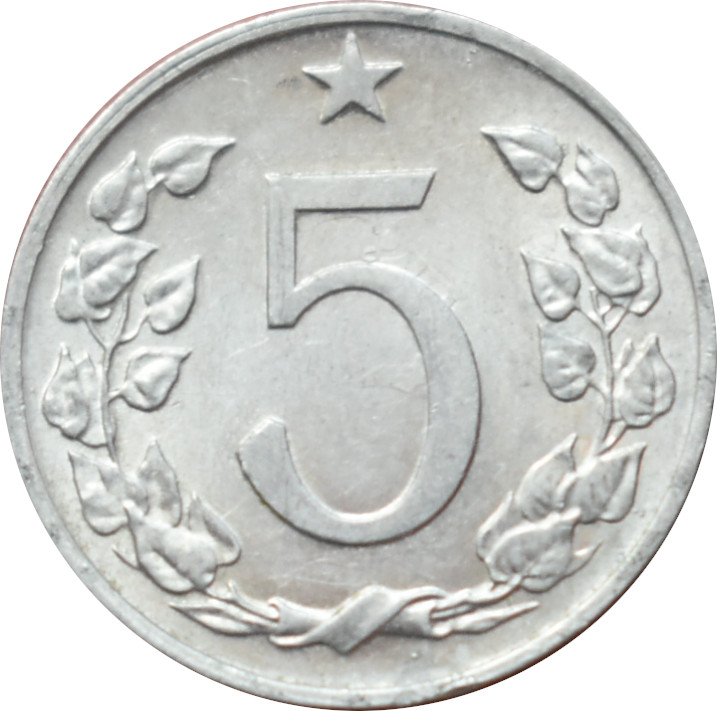 ČSSR 5 Halier 1975