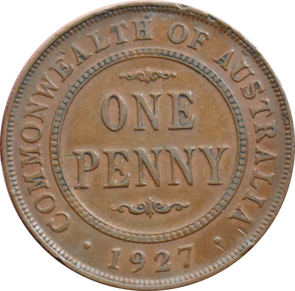 Austrália 1 Penny 1927