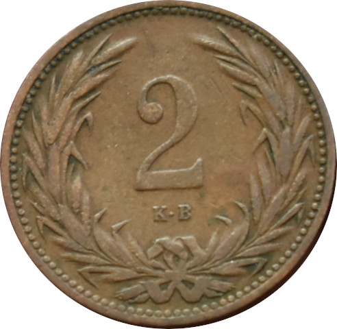 F.J. 2 Fillér 1905 K.B