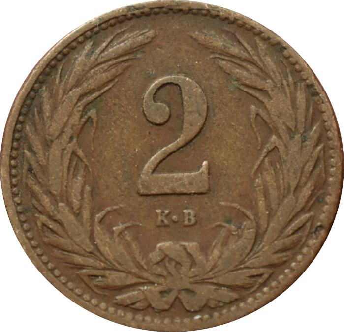 F.J. 2 Fillér 1909 K.B