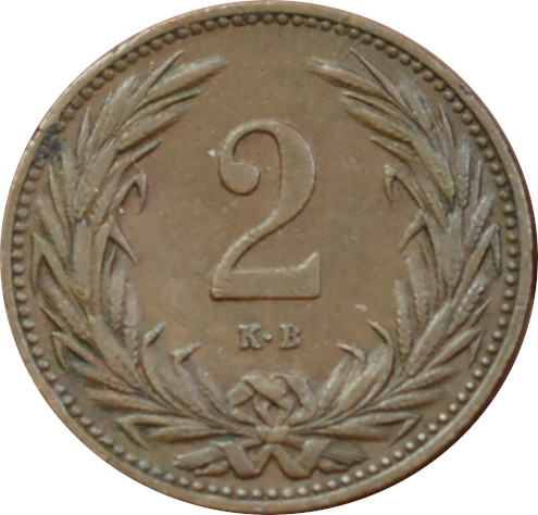 F.J. 2 Fillér 1914 K.B