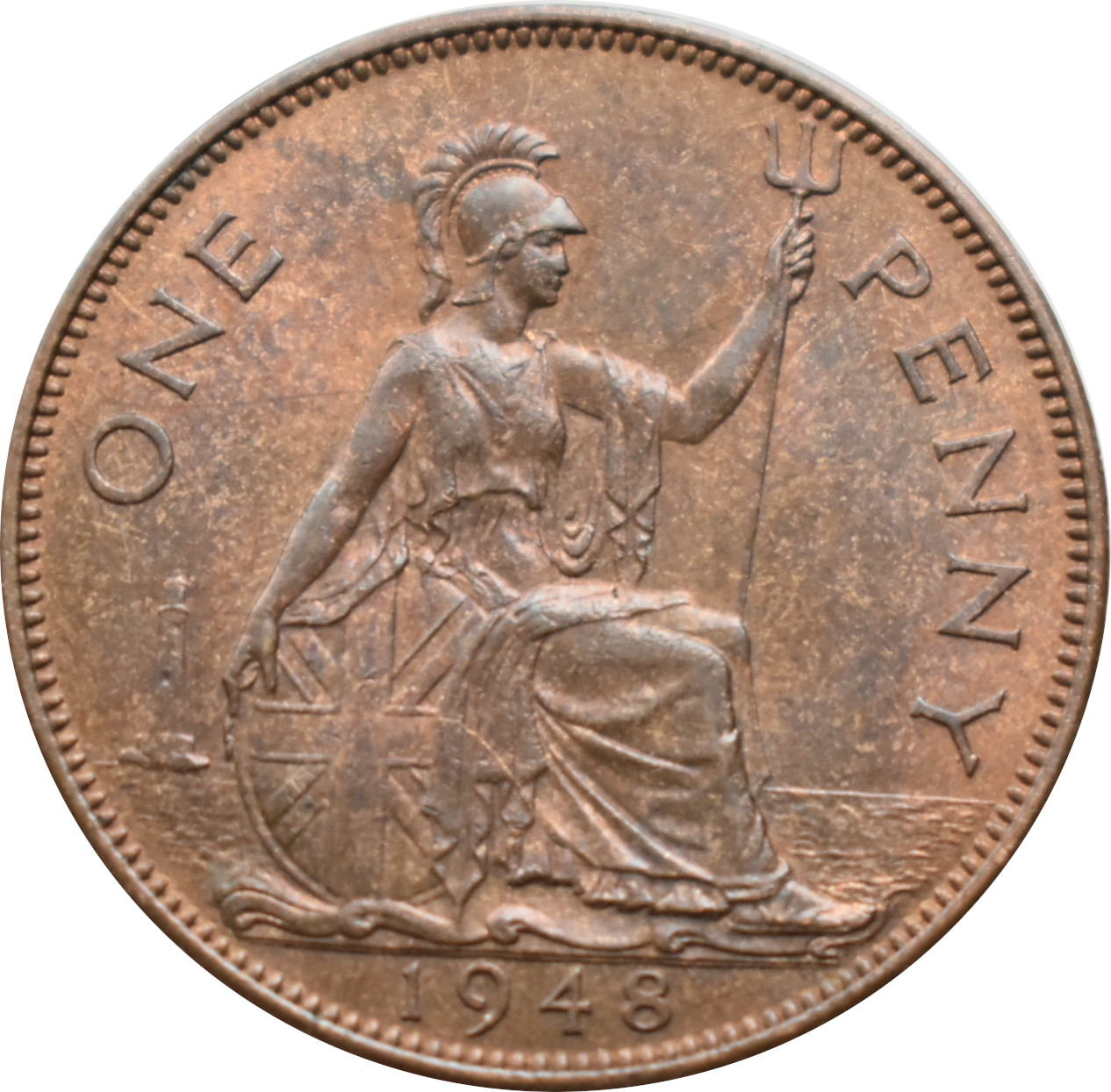 Anglicko 1 Penny 1948