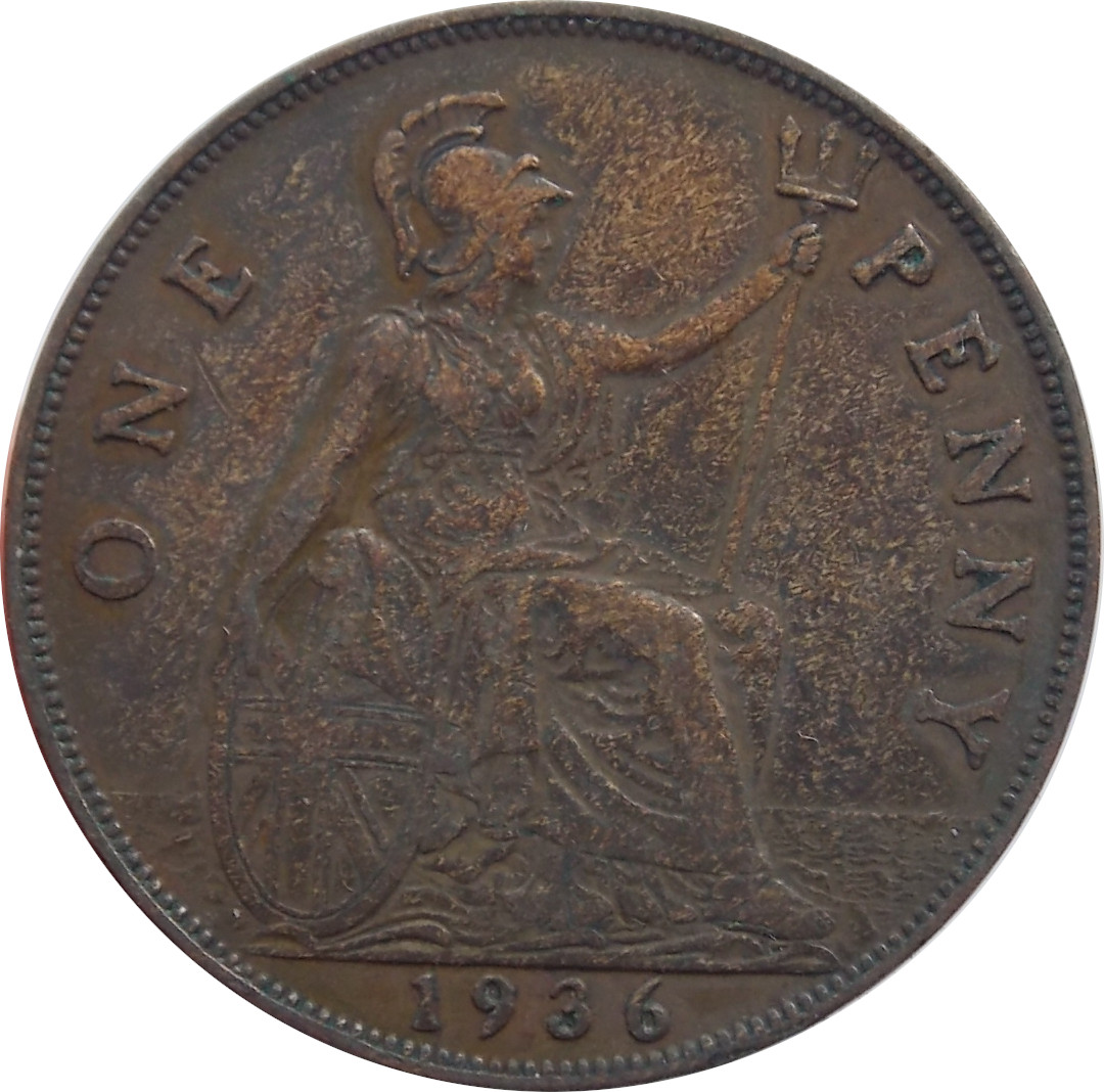 Anglicko 1 Penny 1936