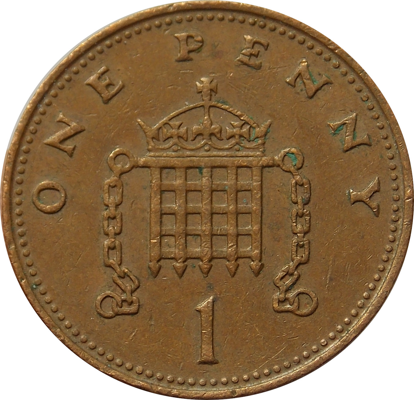Anglicko 1 Penny 1988