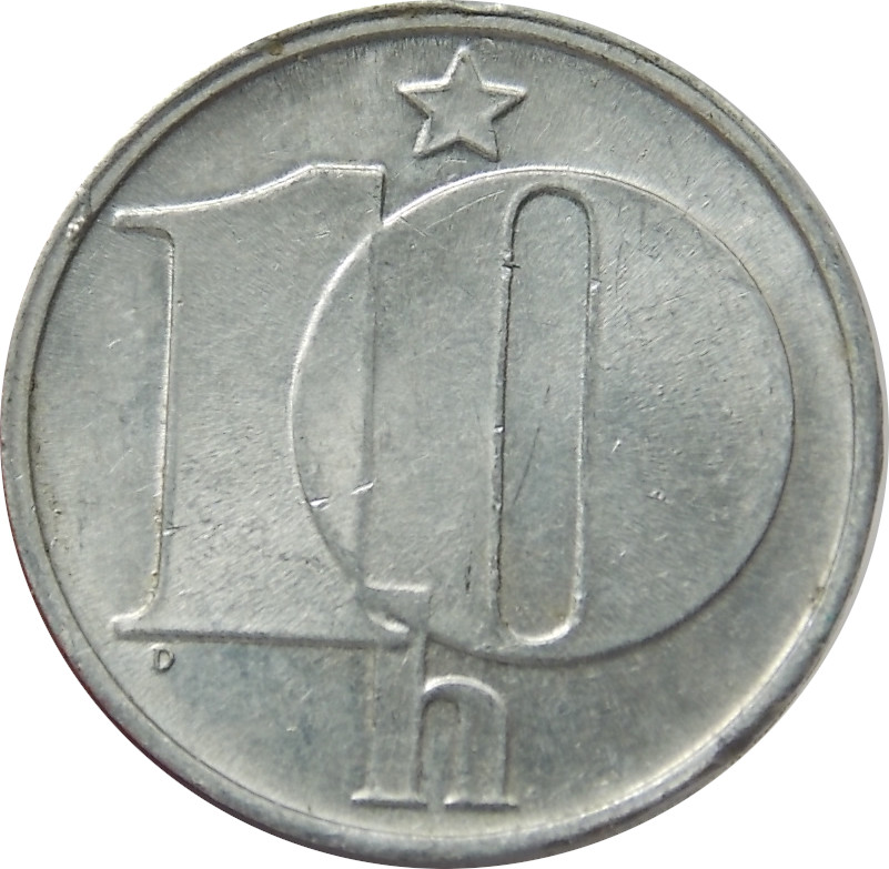 ČSSR 10 Halier 1975