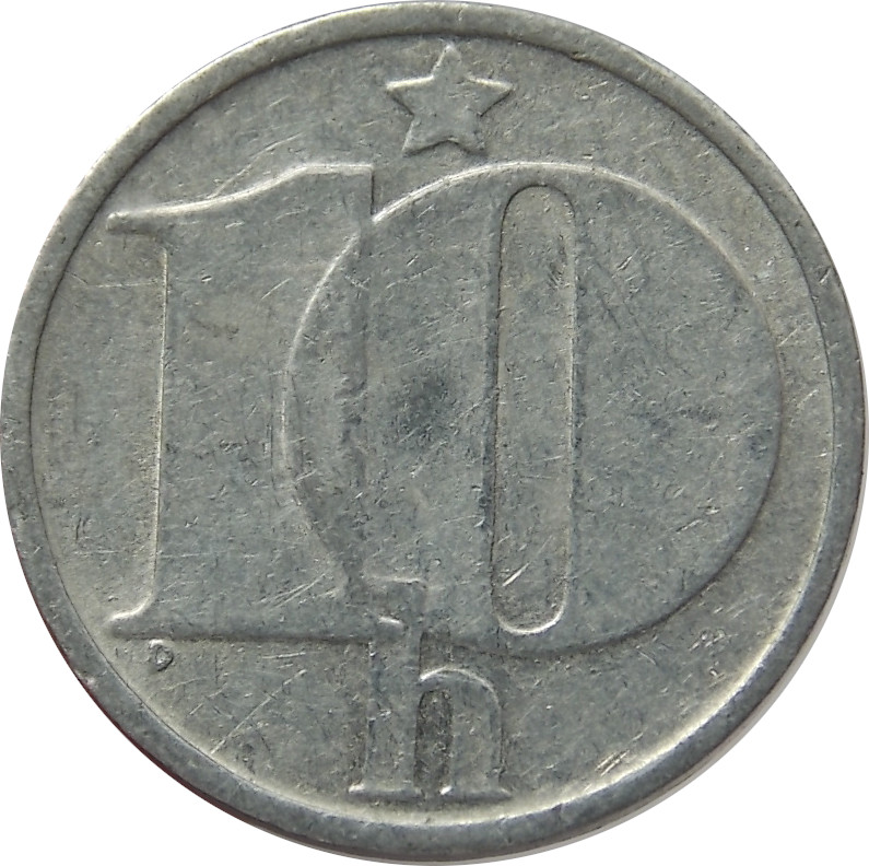 ČSSR 10 Halier 1986