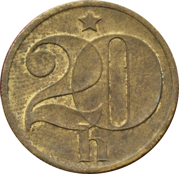 ČSSR 20 Halier 1972
