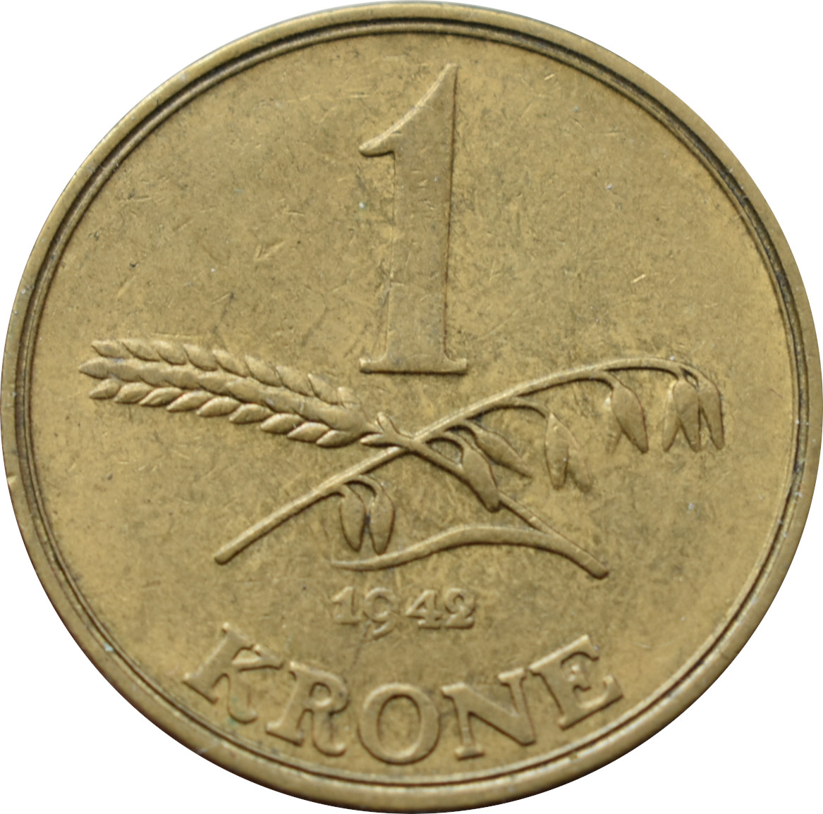 Dánsko 1 Krone 1942