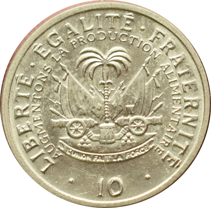 Haiti 10 Centimes 1975 FAO