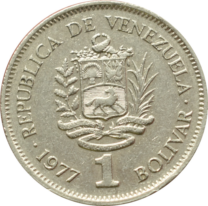 Venezuela 1 Bolivar 1977