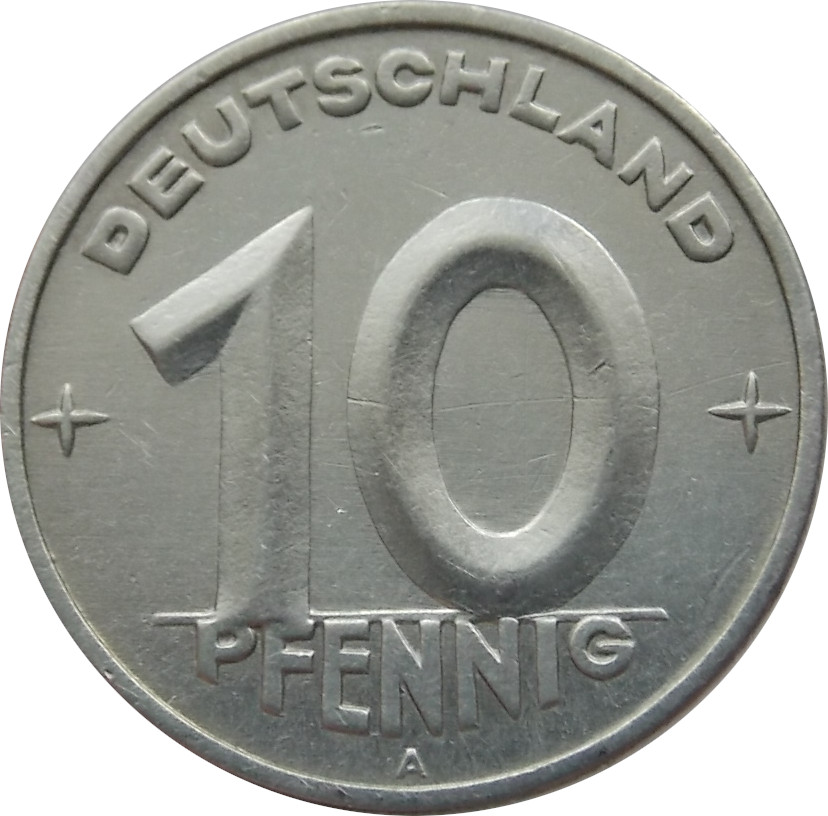 DDR 10 Pfennig 1950 A