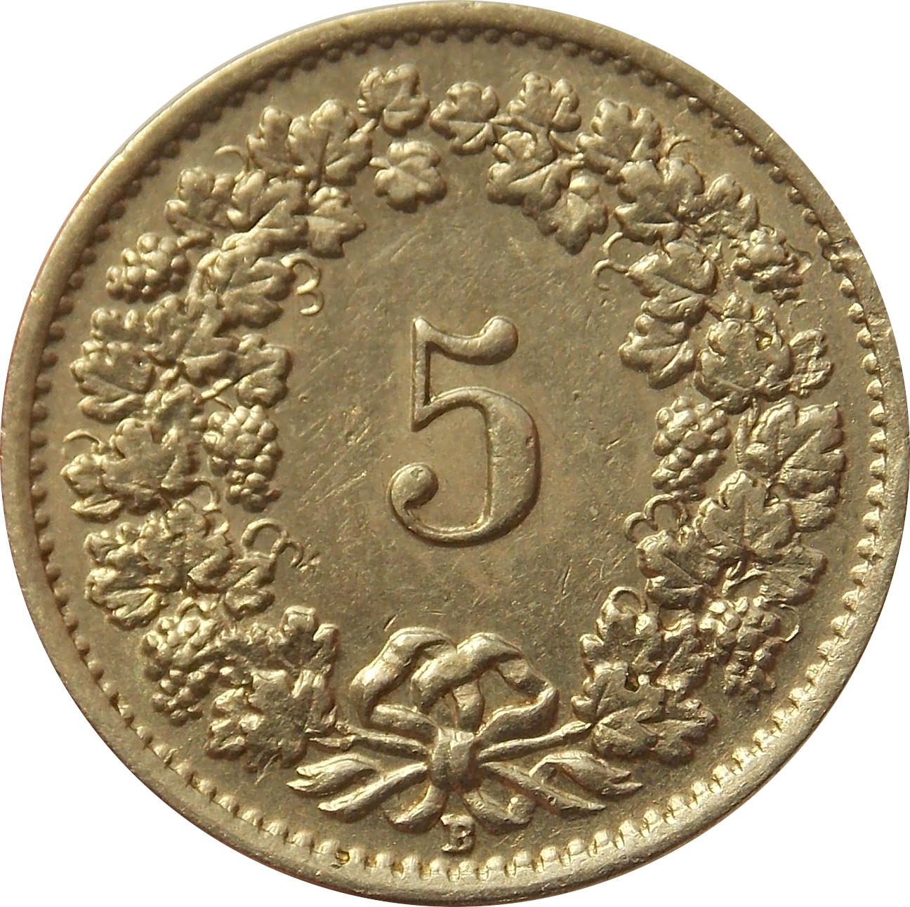 Švajčiarsko 5 Rappen 1932