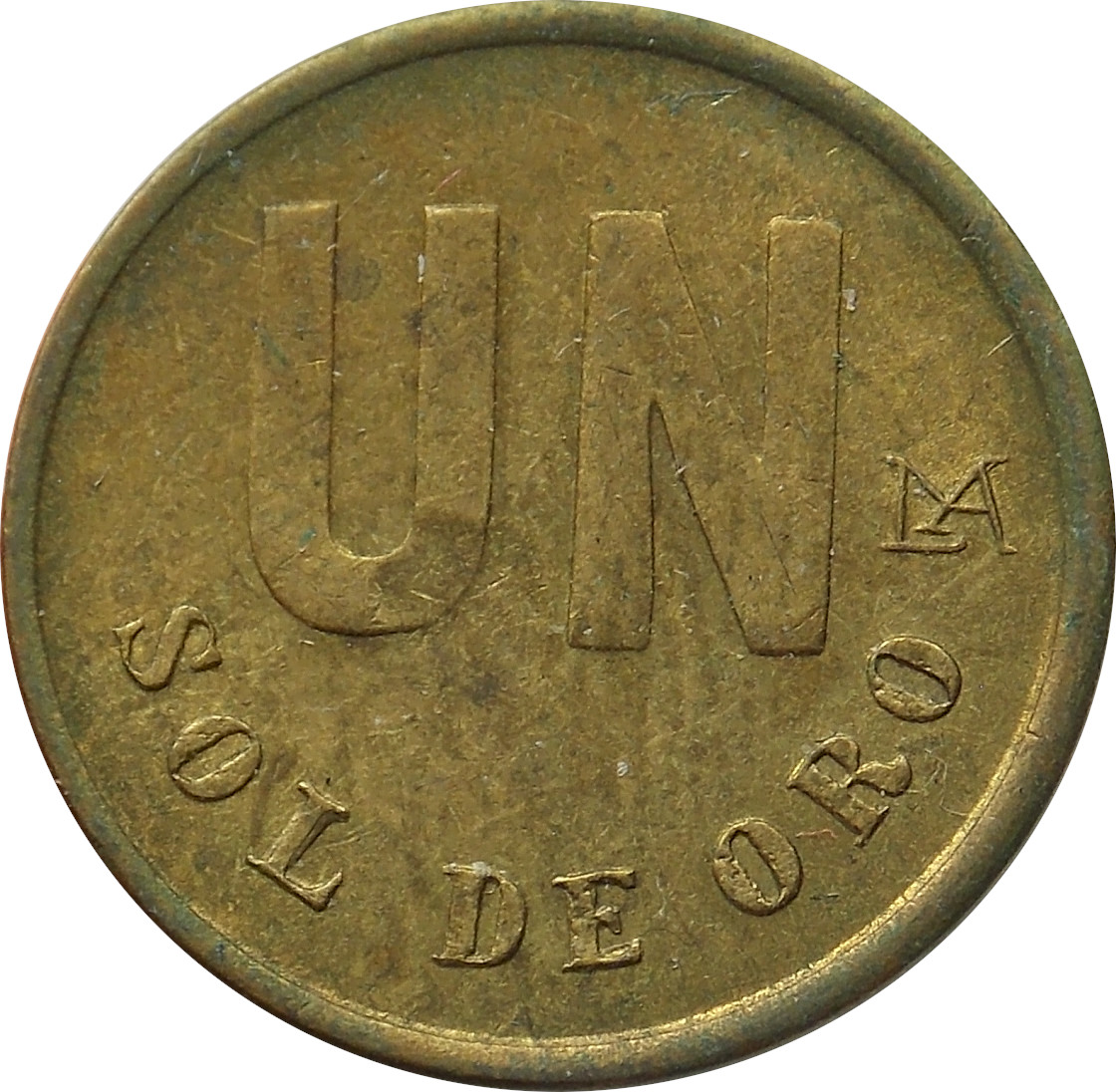 Peru 1 Sol de Oro 1981