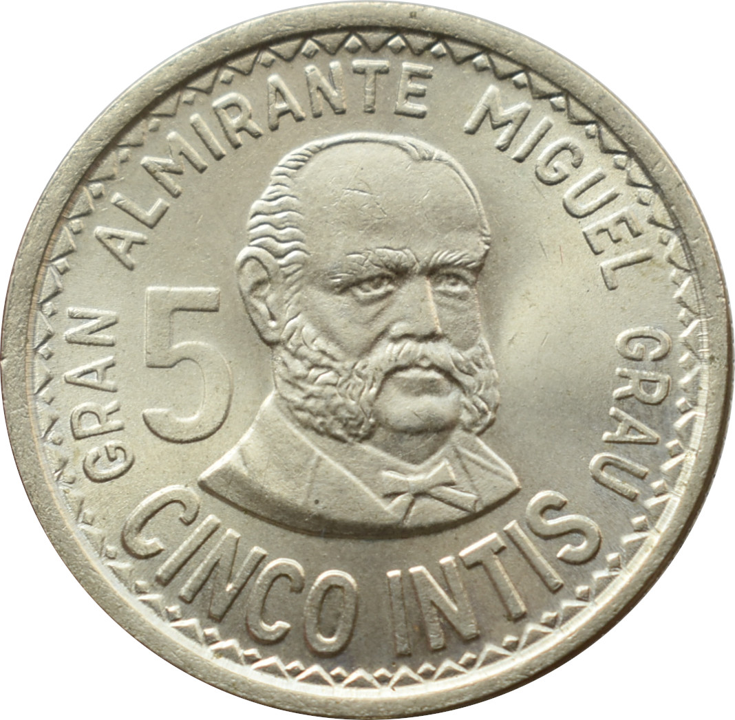 Peru 5 Intis 1988