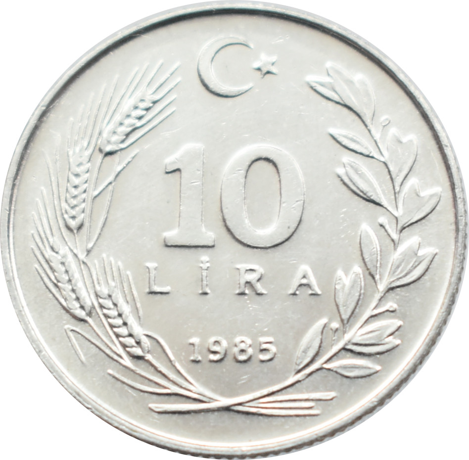 Turecko 10 Lira 1985
