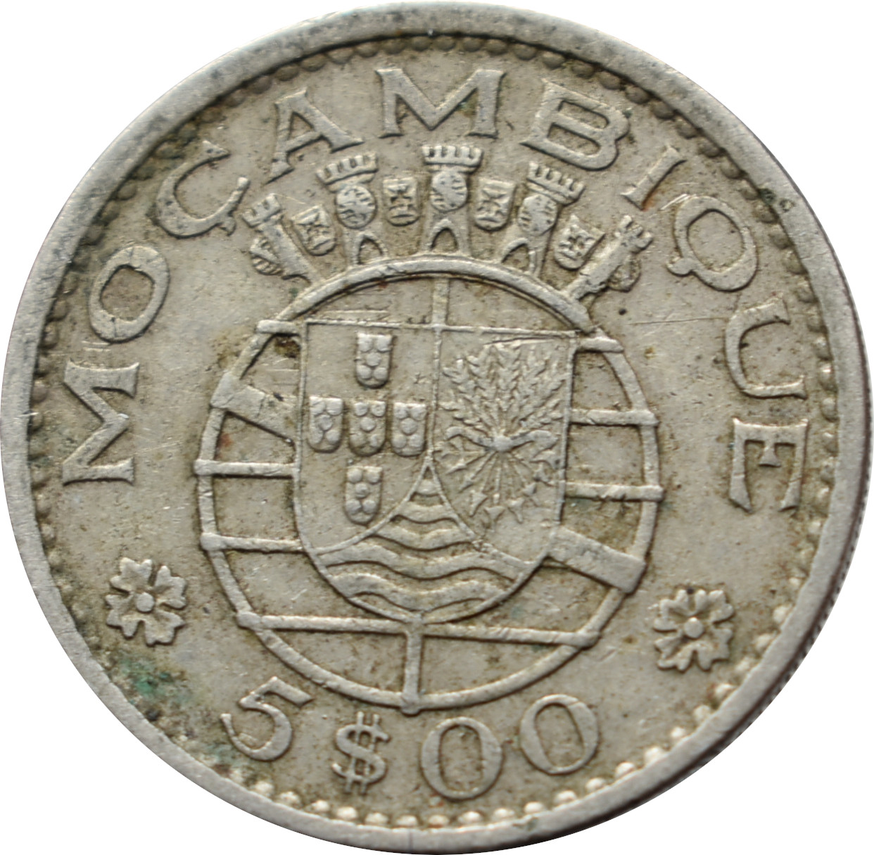 Mozambik 5 Escudos 1973