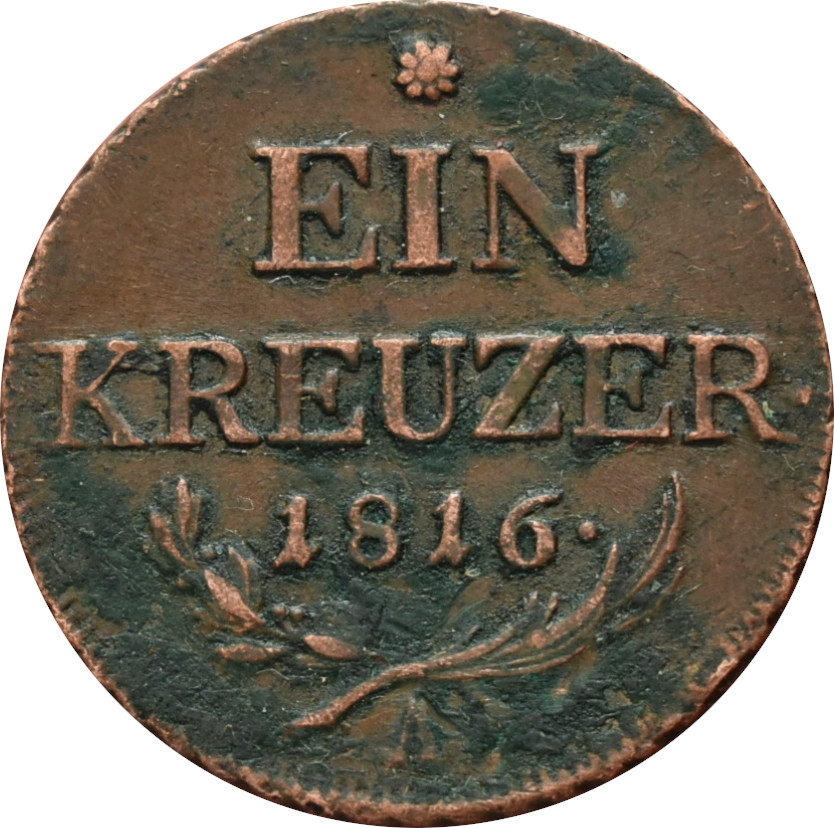 František I. 1 Kreuzer 1816 A