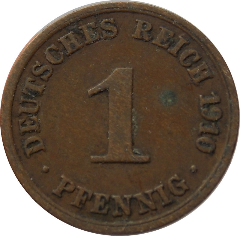 Nemecko - Nemecká ríša 1 Pfennig 1910 A