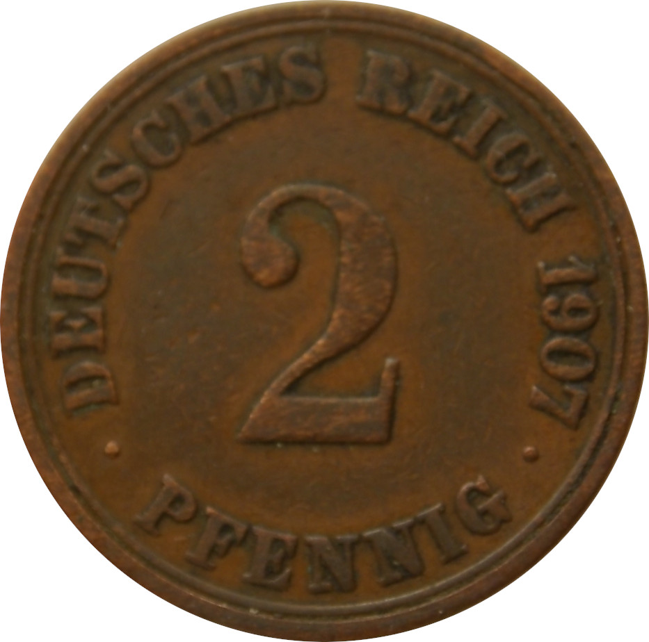 Nemecko - Nemecká ríša 2 Pfennig 1907 A